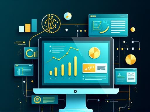 Illustration representing data analysis and research for journalism