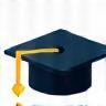 Graduation cap icon